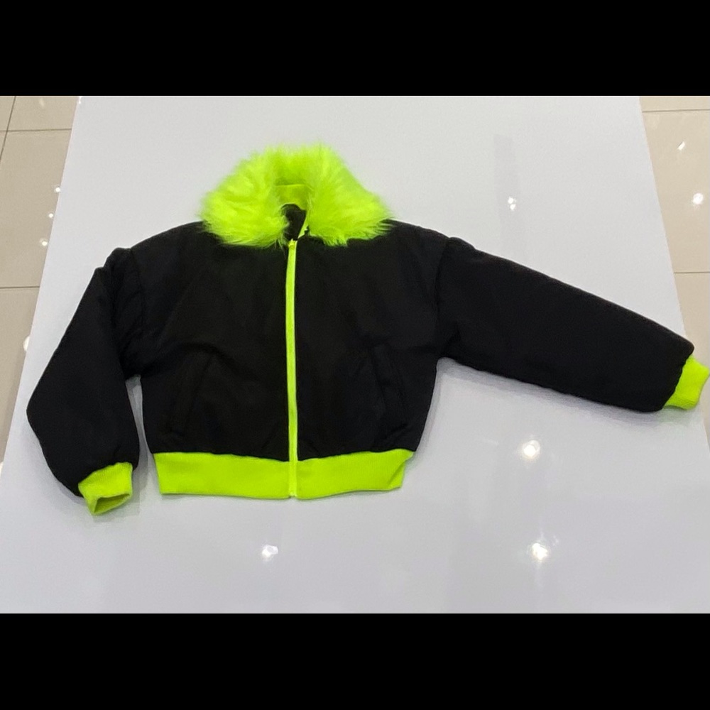 Black/green jacket